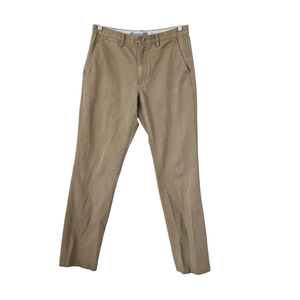 Eddie Bauer Mens Classic Fit Straight Leg Chinos Khaki‎ Tan Pants Size 34 x 34